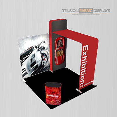 stand portabil tension fabric displays